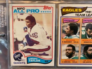 1982 Topps Complete Football Set (1 - 528) Nm/mt,  Taylor Lott,  Montana