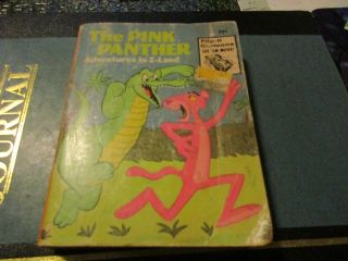 1976 Whitman Big Little Book The Pink Panther Adventures In Z - Land