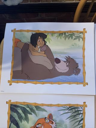 Disney’s The Jungle Book 40th Anniversary Lithograph SetOf 4 Folder 2