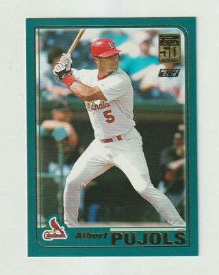 2001 Topps Traded Albert Pujols Rc T247 Sl Cardinals Rookie