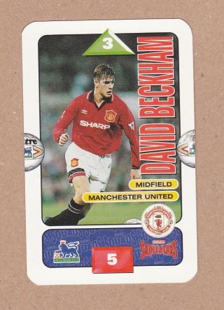 1995 - 96 Subbuteo Squads Three David Beckham For Maty_207