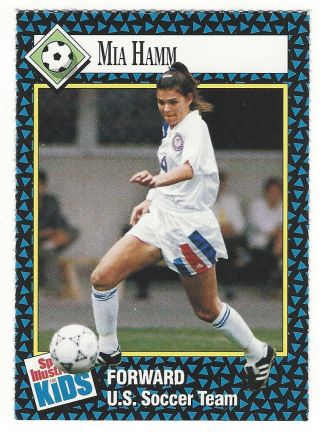 1992 Sports Illustrated For Kids Mia Hamm Rookie Rc - Women 
