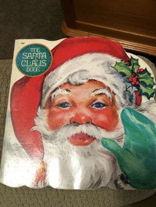 1974 The Santa Claus Book A Golden Shape Book