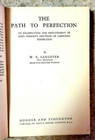 Path To Perfection Examination Of Wesley 