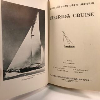 Florida Cruise by Norman Allen Hill 1945 Vintage Leather bound Book 3