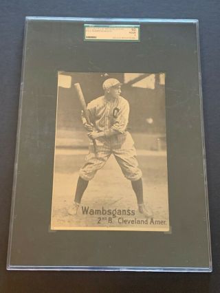 1917 / 20 Felix Mendelsohn Bill Wambsganss Sgc 10 Rare