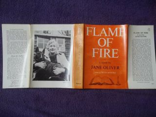Flame Of Fire - A Novel By Jane Oliver - 1st American Edition 1961