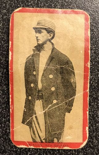 1910 T210 Shoeless Joe Jackson Rookie Card,  Old Mill,  Ungraded