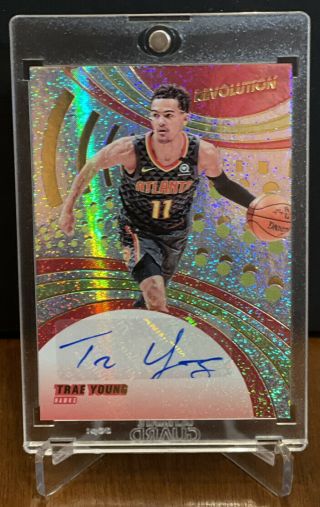 2020 - 21 Panini Revolution Trae Young Autograph Card