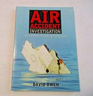 Vintage 1998 Air Accident Investigation Airplane Aircraft Book