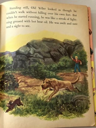 Vintage 1957 Little Golden Book Walt Disney’s Old Yeller - A Edition 3