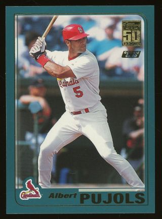 2001 Topps Traded T247 Albert Pujols Cardinals Rc Rookie