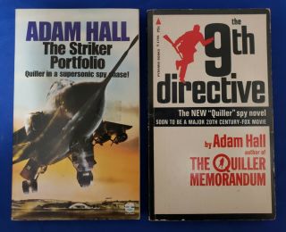 2 Adam Hall Spy Quiller Pbs Striker Portfolio Tandem & 9th Directive Pyramid Vg,