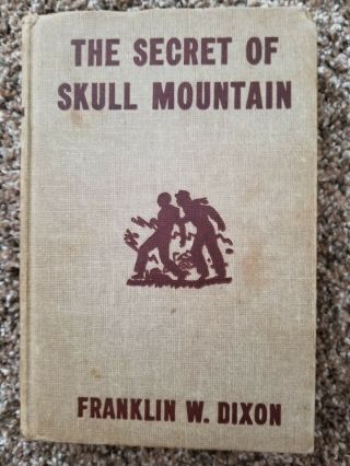 Vintage Book Hardy Boys The Secret Of Skull Mountain