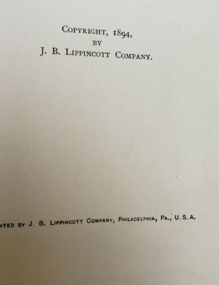 Bill Nye ' s History of the United States By F.  Opper,  J.  B.  Lippincott Co.  1894 3