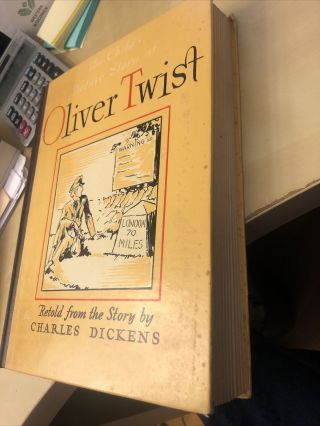 1935 The Story of OLIVER TWIST,  Charles Dickens,  178 Illustrations,  Whitman,  VG 2