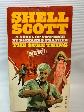 The Sure Thing By Richard S.  Prather (1975,  Paperback) Shell Scott