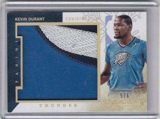 Kevin Durant 2013 - 14 Panini Immaculate Christmas Day Patch 5/6