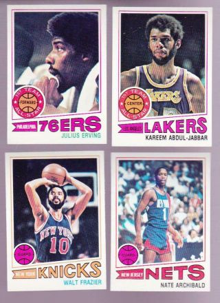 1977 - 78 Topps Complete 132 Card Basketball Set Nm Or Better Wrapper