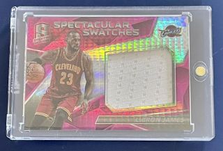 Lebron James 2016 - 17 Panini Spectra Spectacular Swatches Game Worn Jersey 29/49