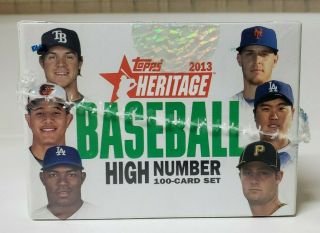 2013 Topps Heritage High Numbers Factory Set Yelich,  Arenano,  Cole,  Hicks Rc 1 Auto