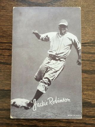 1947 1948 Jackie Robinson Exhibit Dodgers Rookie Card Hot Pre Leaf