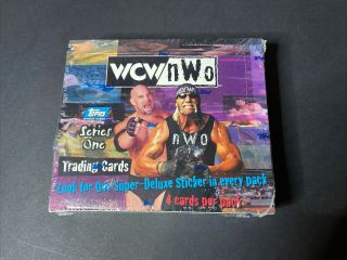 1998 Topps Wcw Nwo Series 1 Wrestling Cards Retail Box Pos Hulk Hogan Psa