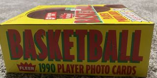 Fleer NBA 1990 - 91 Basketball Trading Cards Box of 36 Wax Packs Jordan 5