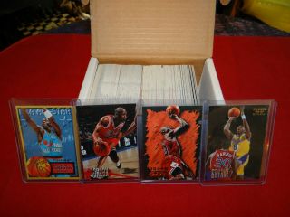 1996 - 97 Fleer Basketball Complete Set Series 1 & 2 Base Set Jordan,  Kobe Rookie