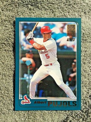3 Day 2001 Topps Traded Albert Pujols T247 Rookie Card
