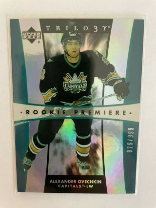 Alexander Ovechkin 2005 - 06 Ud Trilogy 220 Rookie Card 829/999 Wash.  Capitals