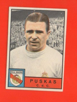 Ferenc Puskas C.  D.  C.  Real Madrid Rare Sticker Panini 1963 - 64 Good See Photo