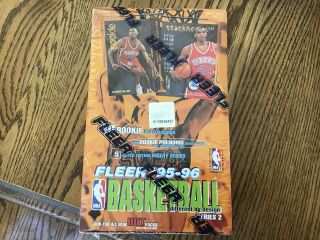 1995 - 96 Fleer Basketball Series 2 Hobby Box