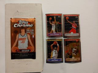 2006 Topps Chrome Basketball Complete Set Lebron James Kobe Bryant W/ All Rcs