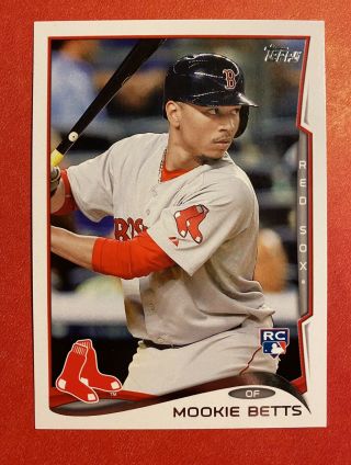 2014 Topps Update Mookie Betts Rc Rookie Card Us - 26 Boston Red Sox Dodgers