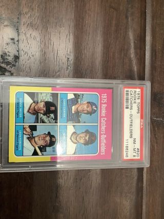 1975 Topps Gary Carter 620 Baseball Card Psa 8