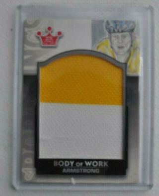 2013 Sportkings F Body Of Work Lance Armstrong Memorabilia 