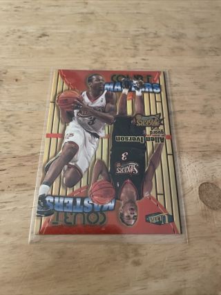 Allen Iverson 97 - 98 Ultra Court Masters 2 Sixers 2nd Year Extremely Rare