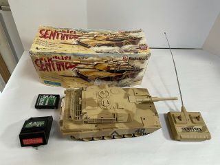 Vintage Radio Shack Rc Desert Storm Sentinel Battle Tank Great
