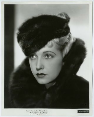 Great Vintage 1935 Art Deco Hollywood Fashion Photograph Otto Dyar Mona Barrie