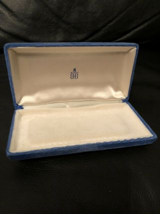 Birks Vintage Collectible Blue Velour Presentation Box
