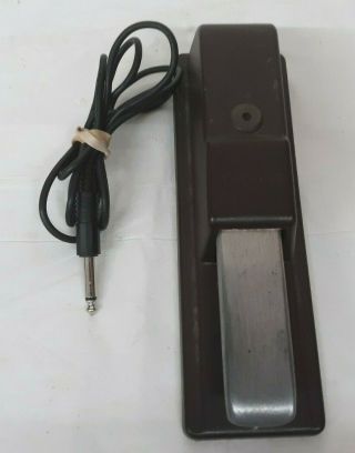 Vintage Rodgers Electric Piano Or Organ Pedal 1/4 " Plug