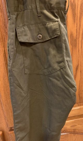 Vtg Aramid Wildland Firefighter Pants Trousers Forest Service Fire Green 36 X 32