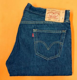 Levi Strauss 501 Blue Vintage Jeans Size 38 X 30