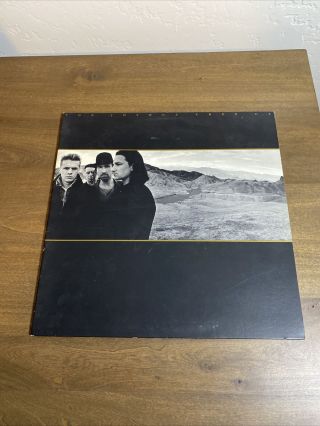 U2 - Joshua Tree - Vinyl Lp Record - Vintage Gatefold W/ Poster 90581 - 1