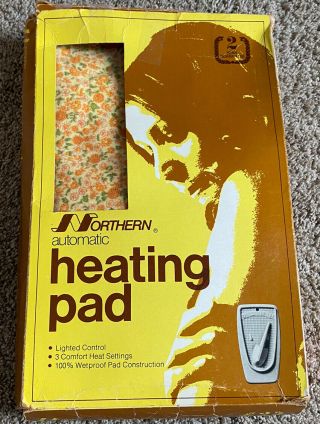 Northern Automatic Electric Heating Pad Model 812 Vintage
