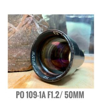 Vintage Projector Lens Lomo Po - 109 - 1a F 1.  2/50mm Ussr 16КПА - 1,  2/50