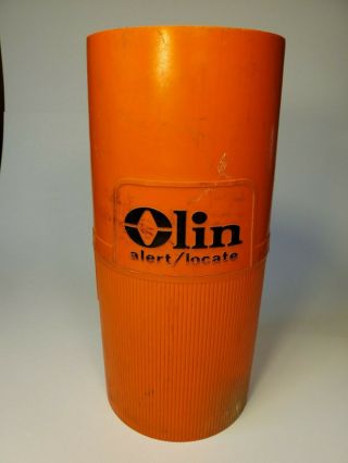 Olin Locate Kit Boat Safety Emergency Orange Vintage