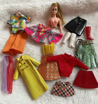 Vintage 1970 Topper Dawn Doll Body Hong Kong Fashion accessories clothing 2