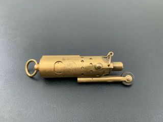 Vintage Ww2 Wwii Era Brass Trench Military Lighter